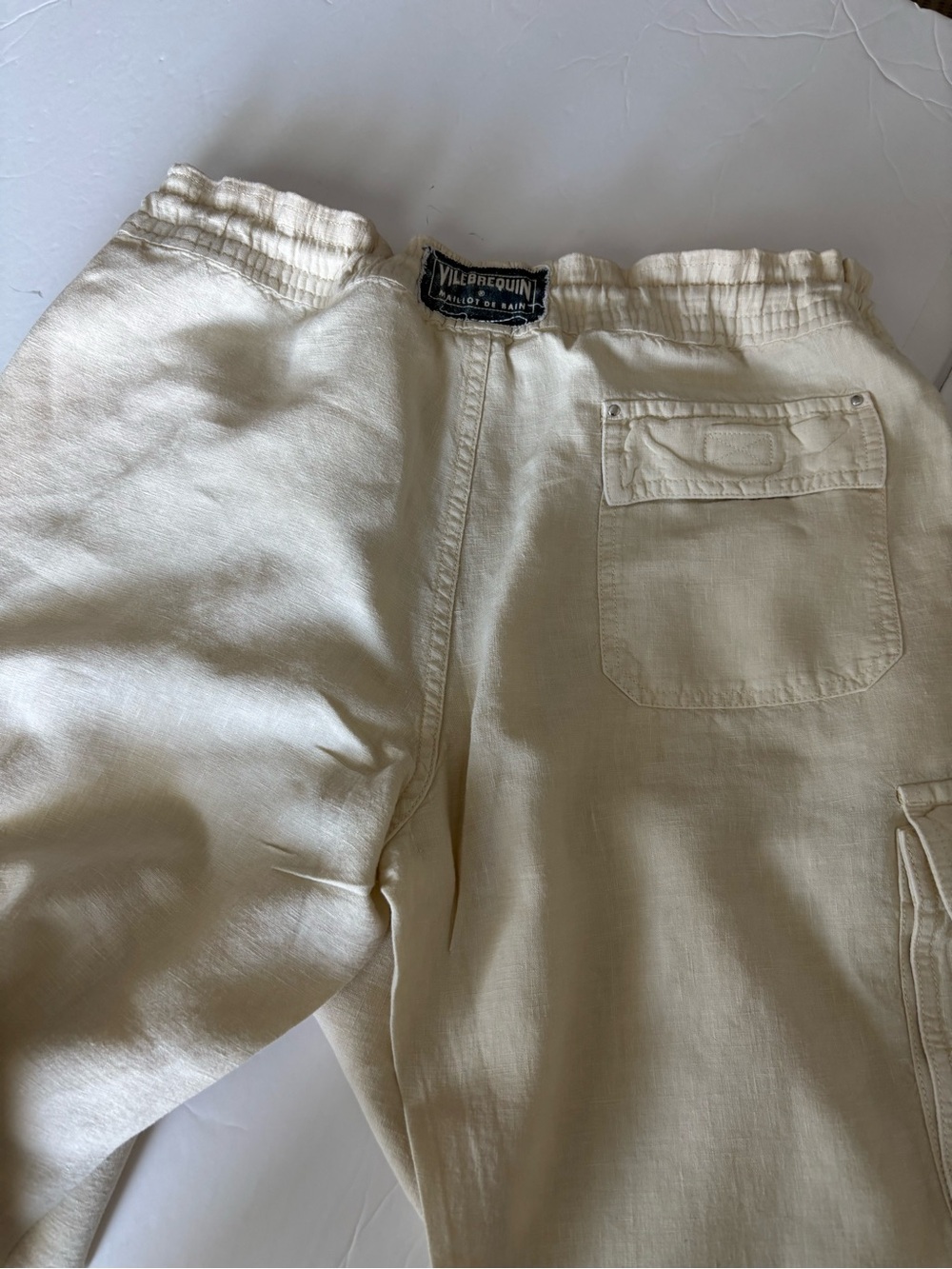 Vilebrequin Light Beige Cargo Drawstring Pants View 6